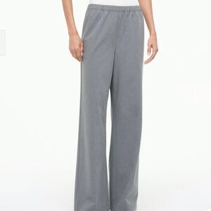 NWT| Staud Denali Gray Wide-Leg Pants